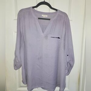 Maurices blouse, Size 1, light purple